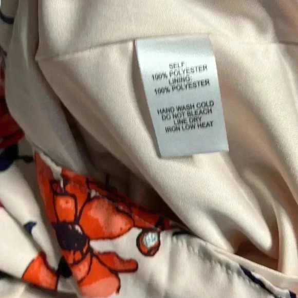 Lulu’s Blushing Blooms Nude Floral Print Off The Shoulder Dress S - Picture 9 of 9